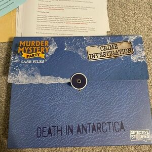 Crime Scene Investigation Puzzle Mystery Game / Death in Antarctica / Detective